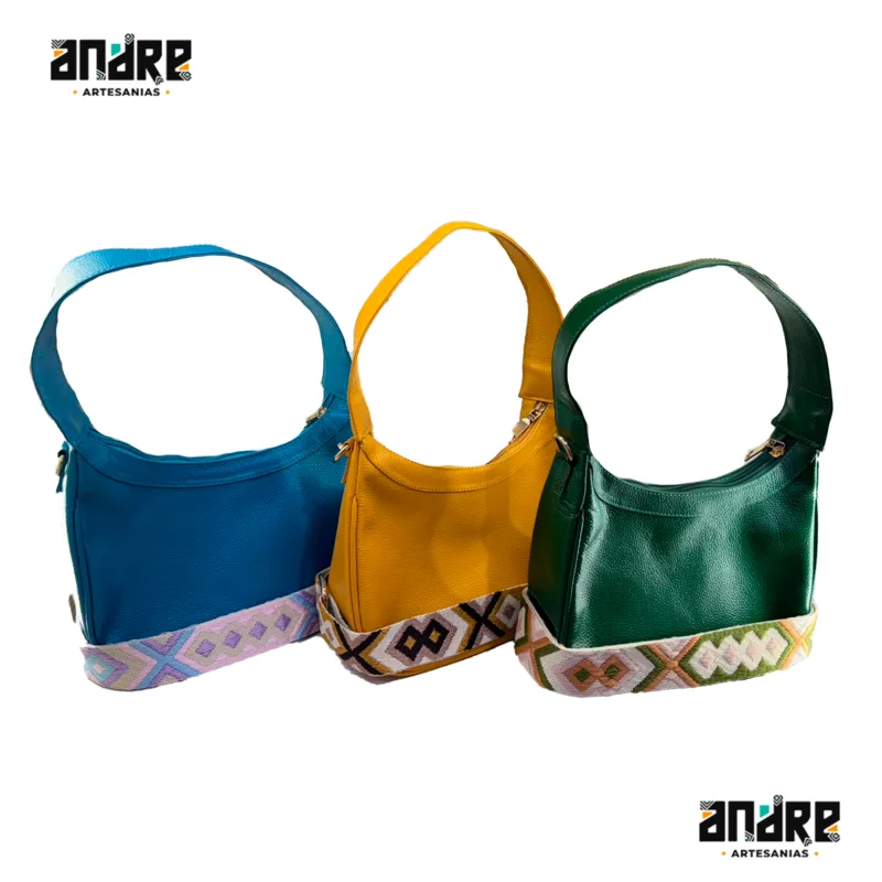 Cartera hombro con Strap artesanal
