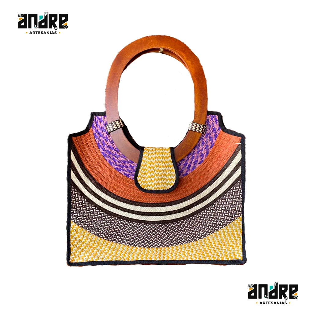 Bolso de caña cuadrado - Imagen 2