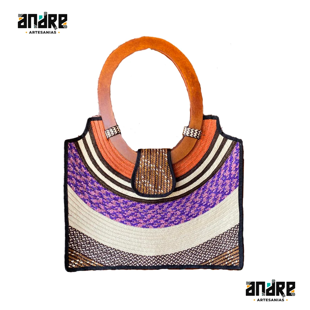 Bolso de caña cuadrado - Imagen 6